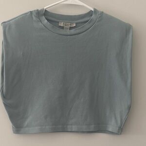 AllSaints Light Blue Crewneck Tee